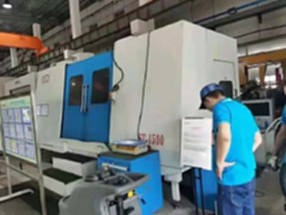 出售二手台湾竤基CNC ST-1500数控深孔钻床二手打中心孔