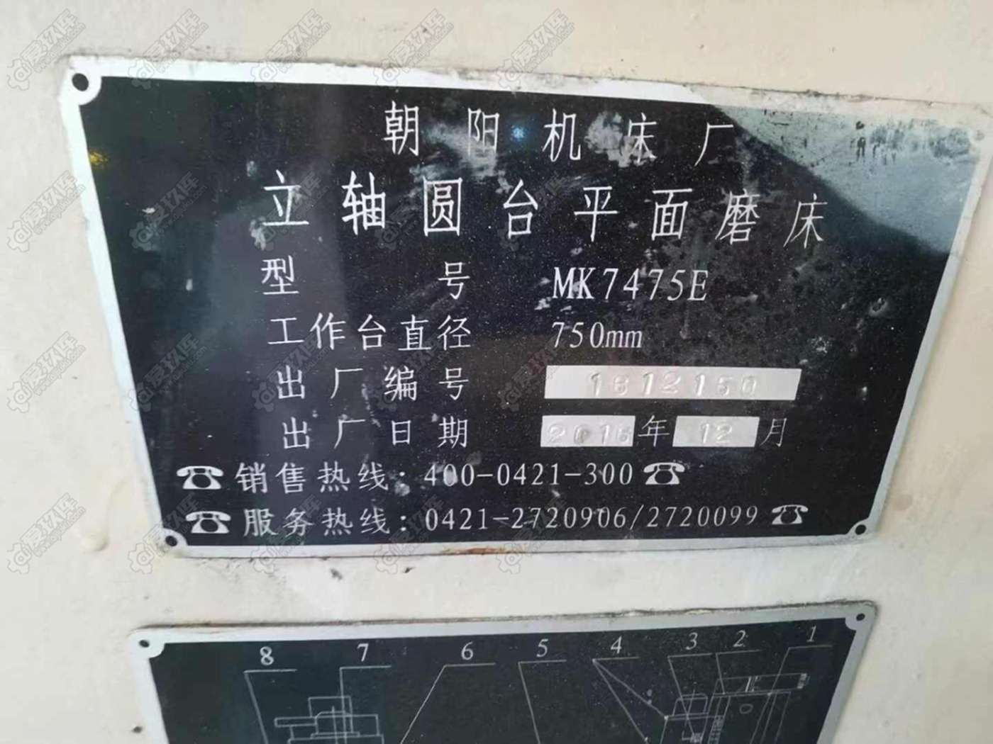 二手圆台磨床