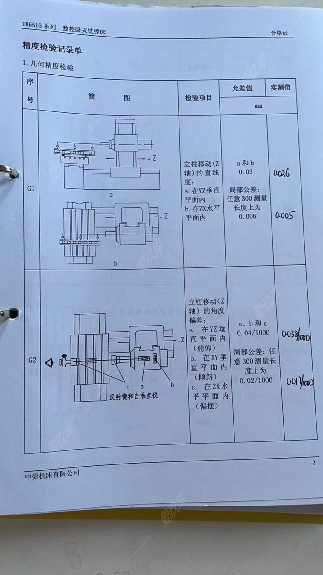 二手刨臺(tái)鏜床