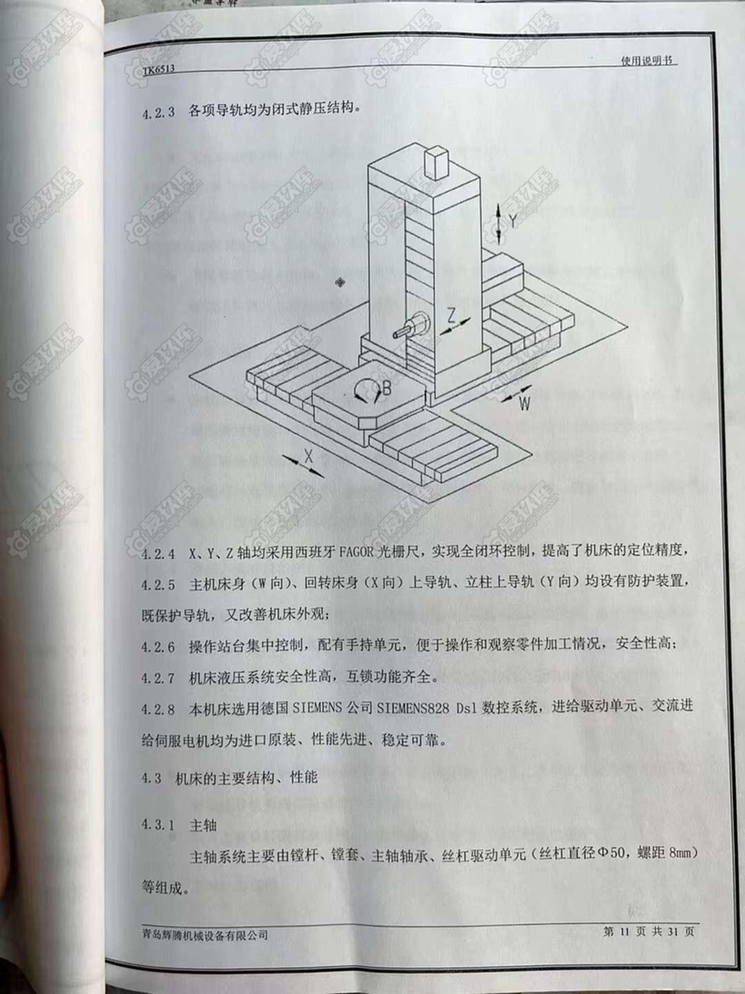 二手刨台镗床