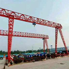 出售二手华汇MHL3吨跨度16米桁架龙门5吨跨度16.5米双梁天车