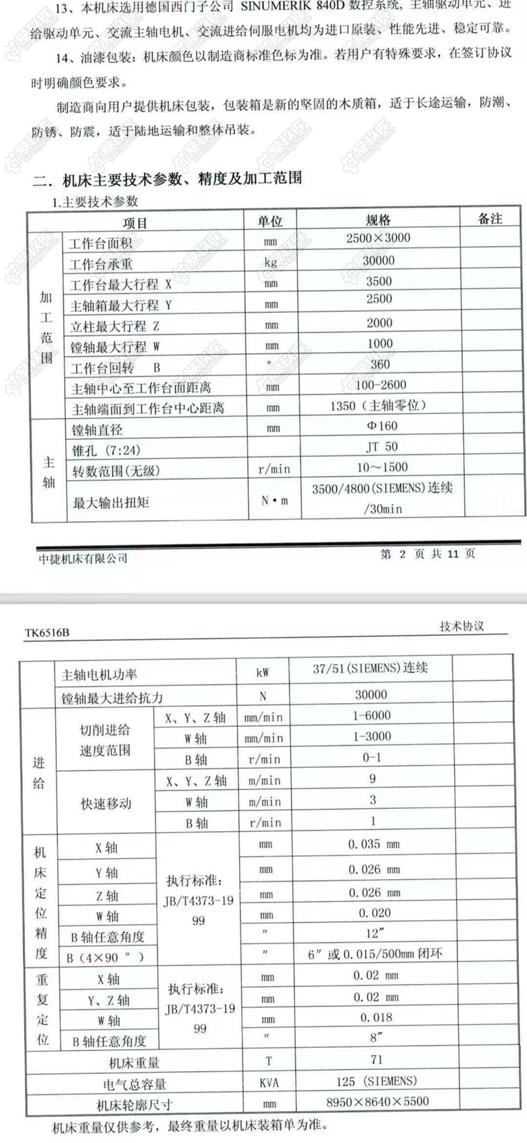 二手卧式镗床