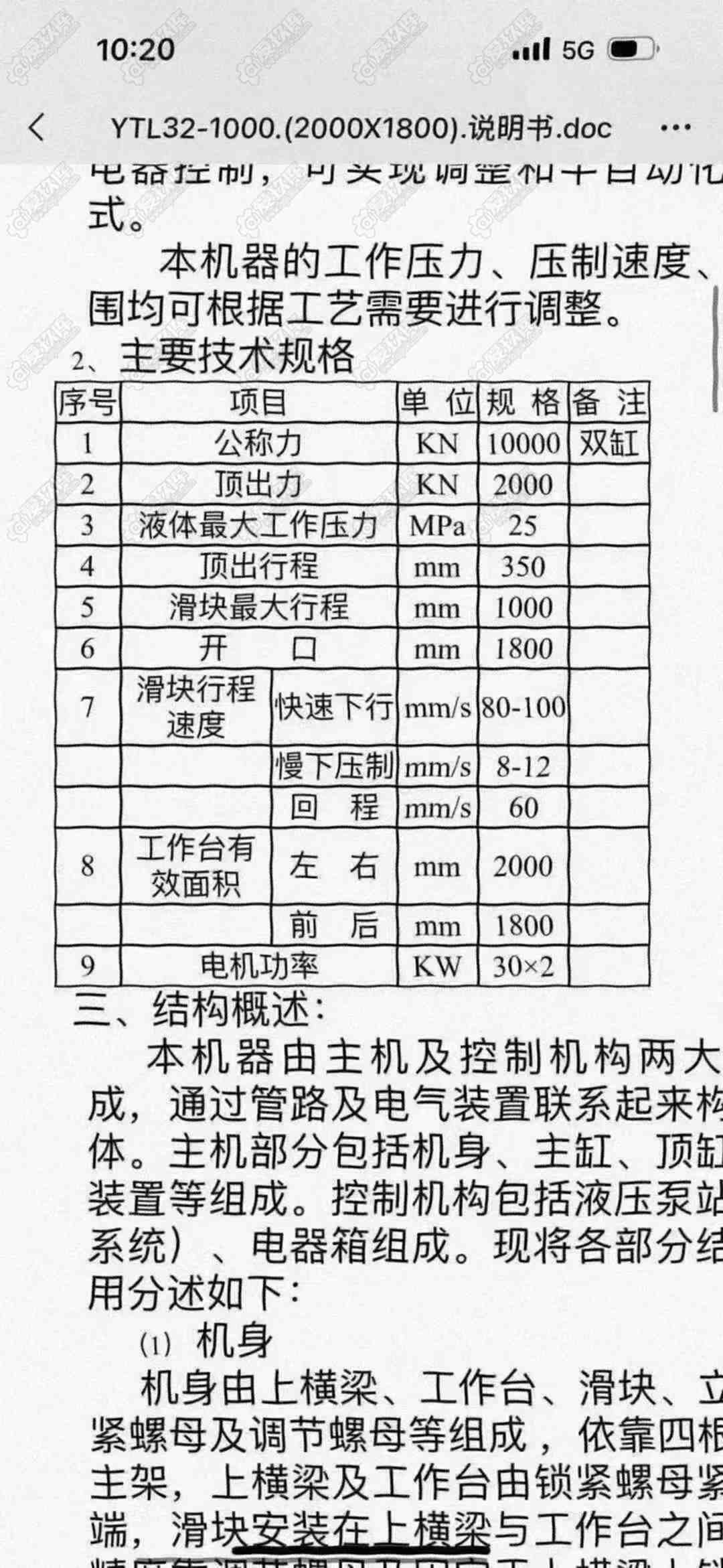 二手液壓機