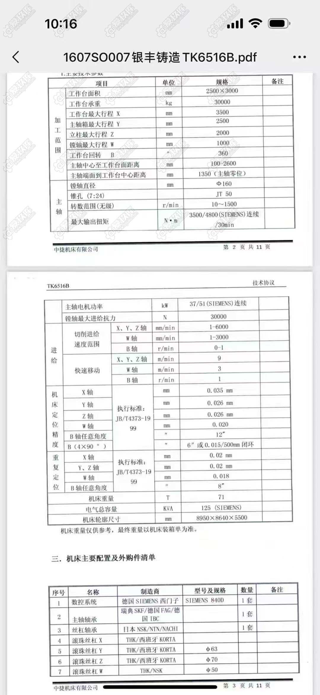 二手刨台镗床