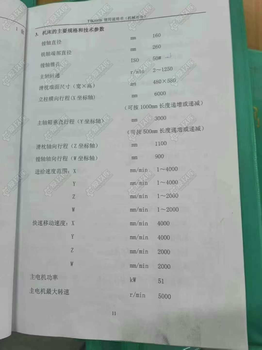 二手落地镗床
