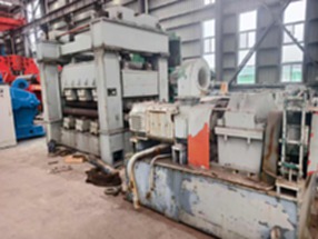 出售二手16×2米钢板校平机,江苏金鼎重工生产,聊城提货