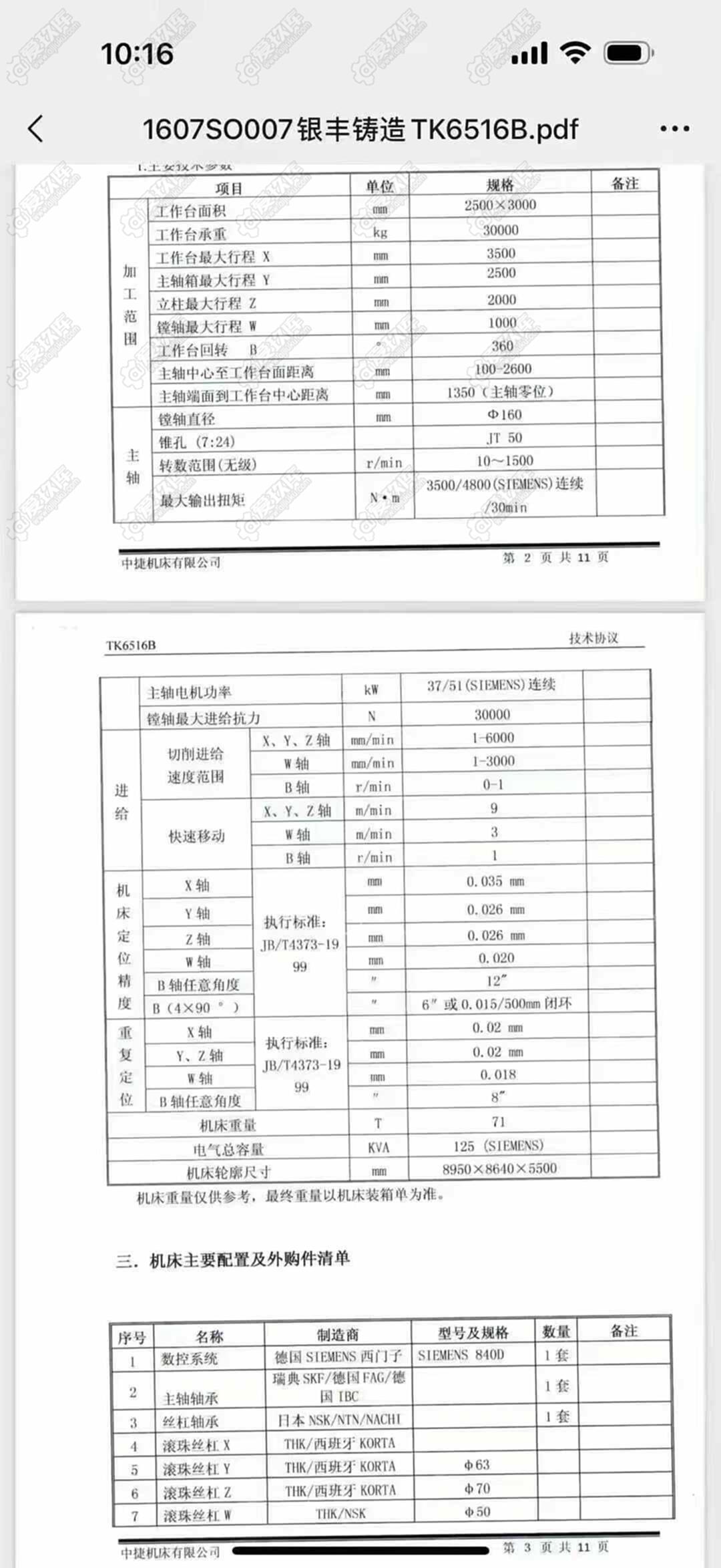 二手刨台镗床