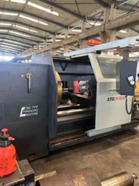 For sale 15-year-old STC34/1.5-meter CNC pipe thread turning machine in Shenyang