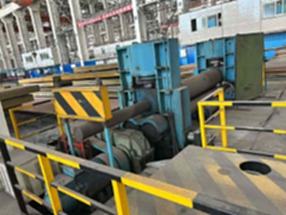 出售二手宏通地质35X3000卷板机