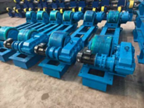 现货出售二手60吨可调试滚轮架10套，JB2减速机，双驱动，含税质保一年