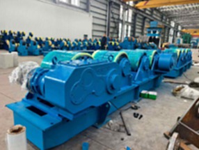 150吨二手可调试滚轮架，现货出租出售