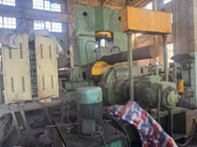 出售二手50×3米液压上辊万能卷板机，带预弯功能