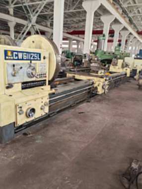 For sale: Plisen C61125LX 8-meter lathe for sale at Hudai Warehouse. The guide rail width is 1.1 meters and the chuck is 1.25 meters