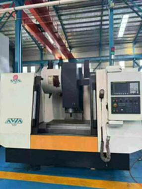 For sale second-hand Avia 850 vertical machining center, FanUC md system, bt40 spindle, two lines and one hard