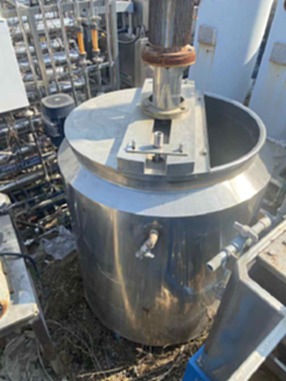 出售二手日产1000升304不锈钢搅拌罐