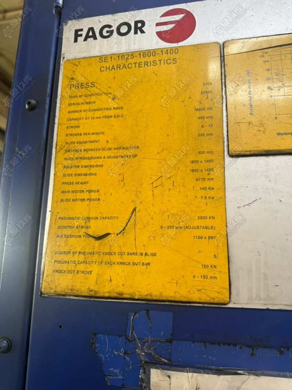 二手闭式单点压力机