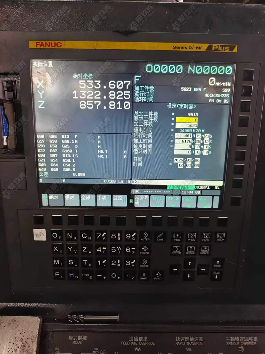 二手龙门加工中心