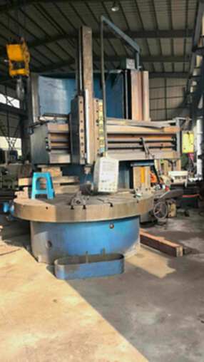 出售大连昌盛08年3.15米单柱立车，高度1.6米