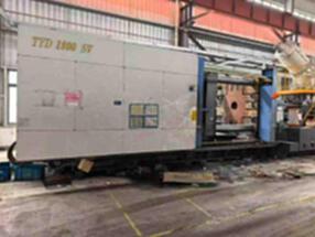 出售台意德20年TYD1800SV型1800吨注塑机