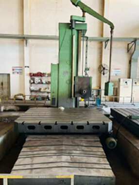 Wuhu 6213 floor boring machine, stroke 2.5*6 meters, rotary table 2*2.5 meters, equipment installation requires less use,