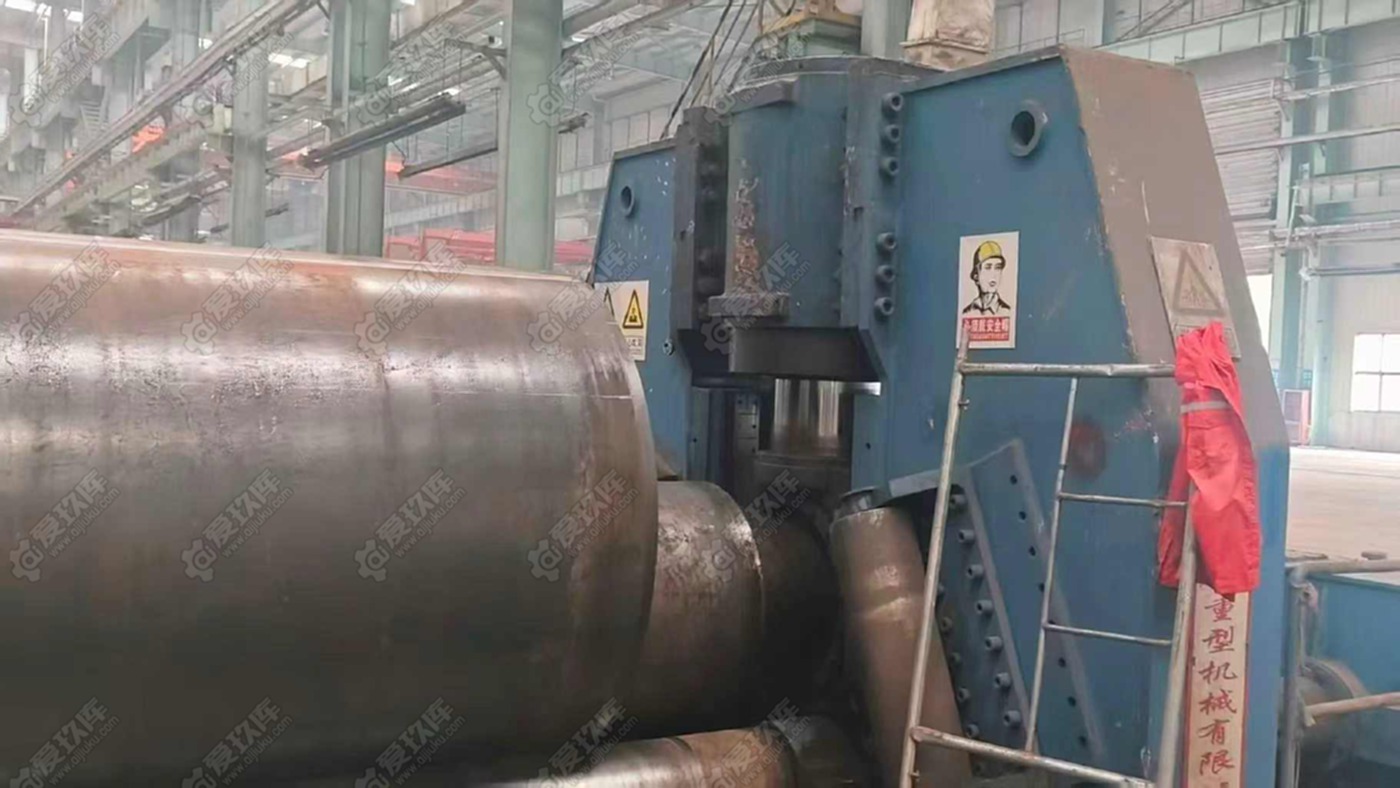 昊垣100×4米卷板机 滚轮架