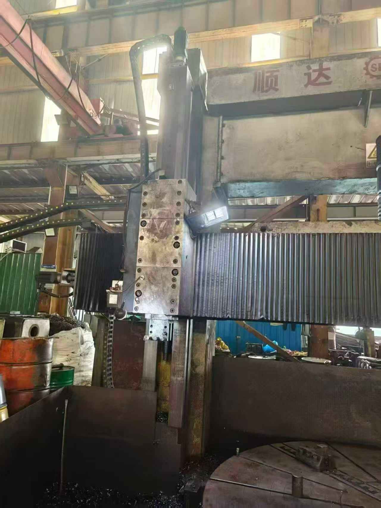 大连顺达4米数控 立车