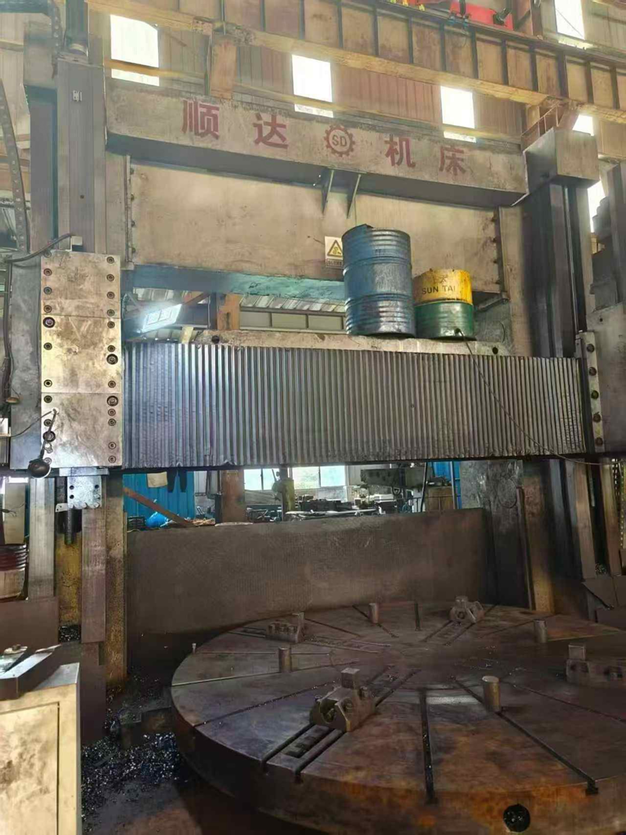 大连顺达4米数控 立车