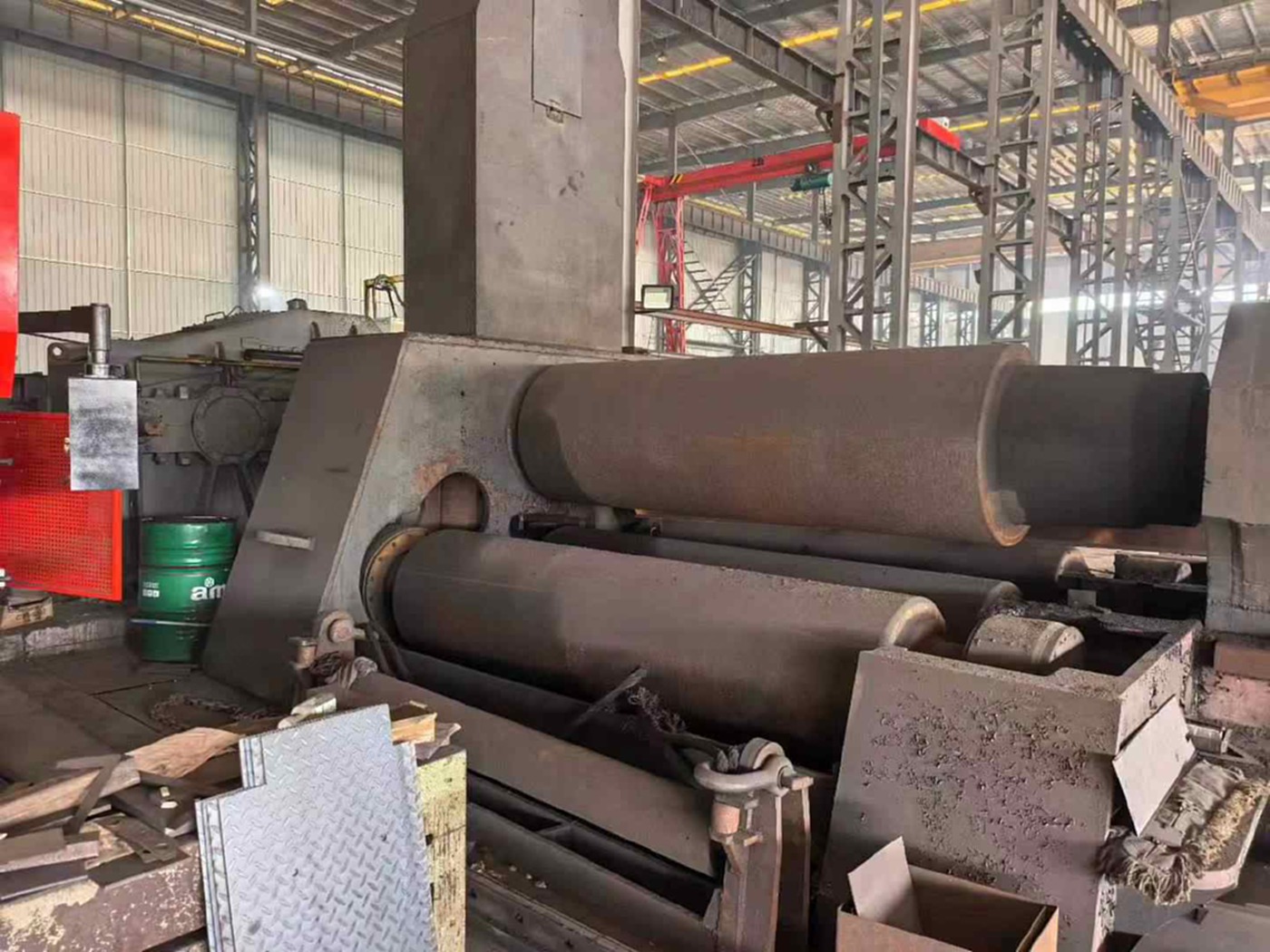 昊垣100×3米四辊卷板机其他机床设备