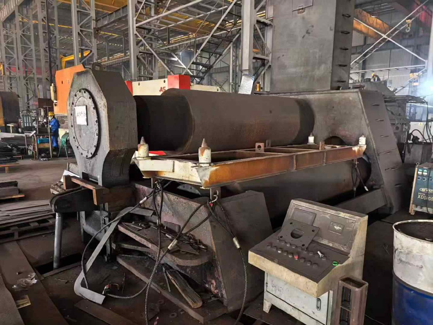 昊垣100×3米四辊卷板机其他机床设备