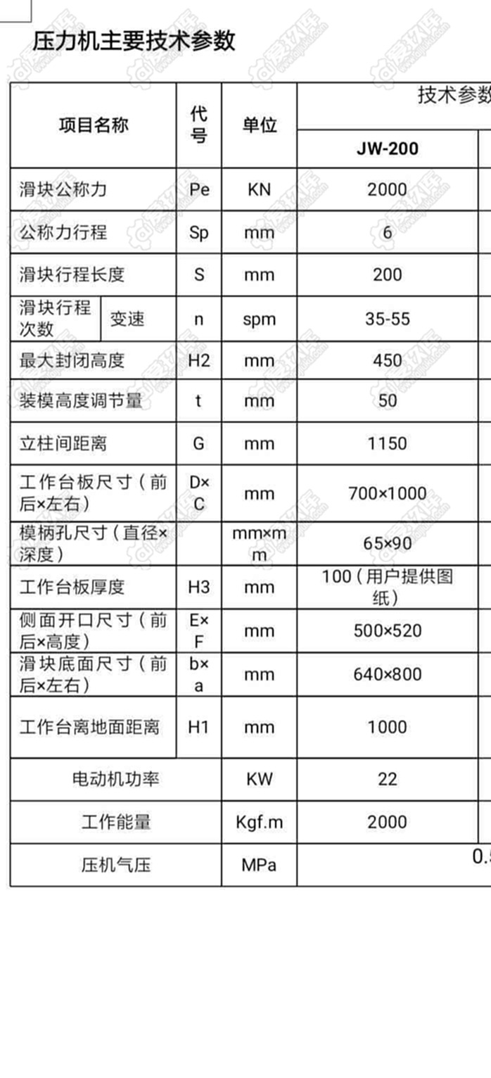 二手气动冲床