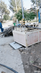 出售二手大棚数控握湾机扁口冲孔机九轮数控握湾机自动化设备