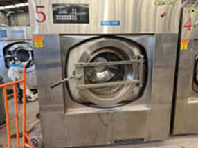 出售二手江苏海狮100kg工业布草水洗机设备服装快速烘干机