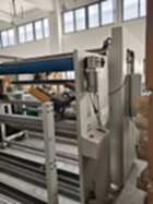 出售二手LIHUA利华智能家纺自动生产线配套气动纠边松布架