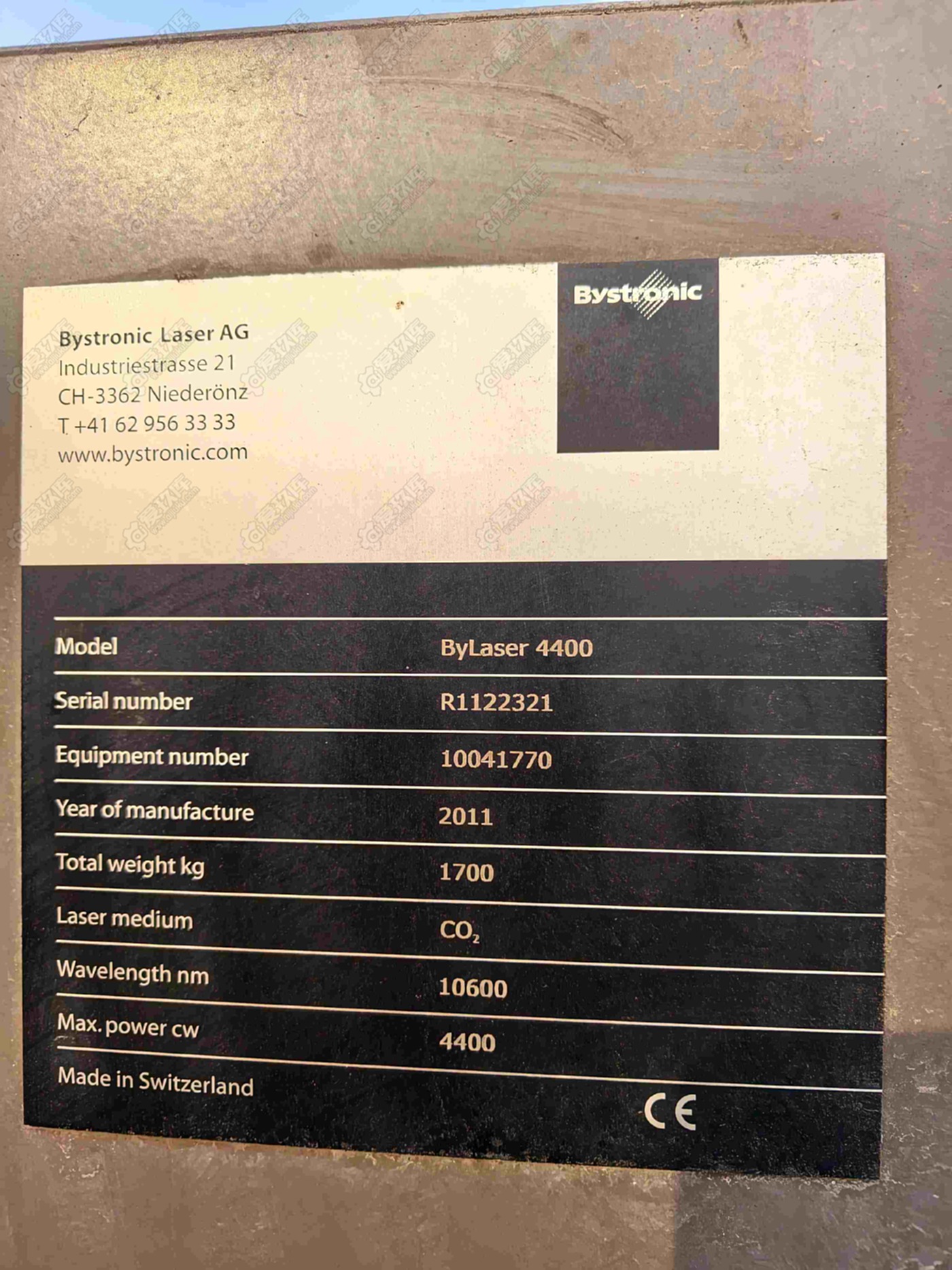 二手激光切割机