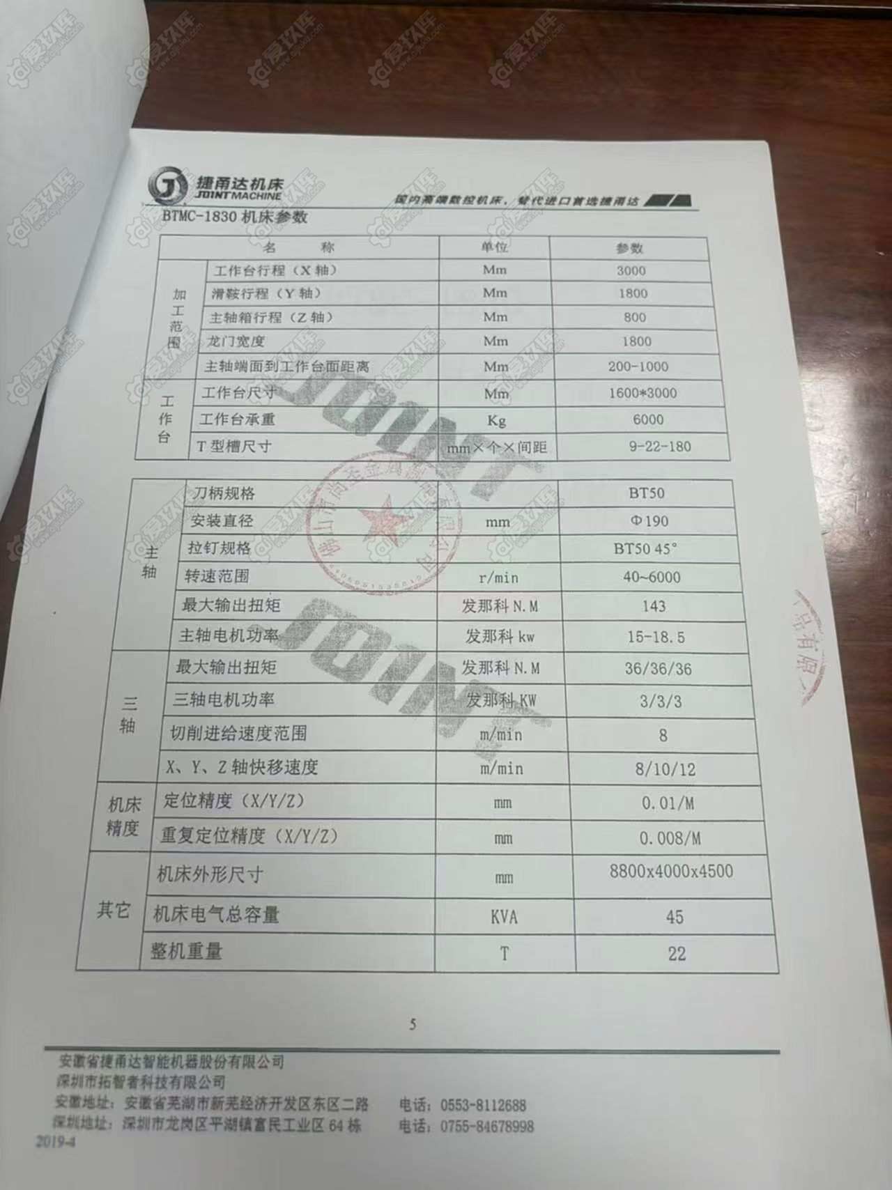 二手龙门加工中心