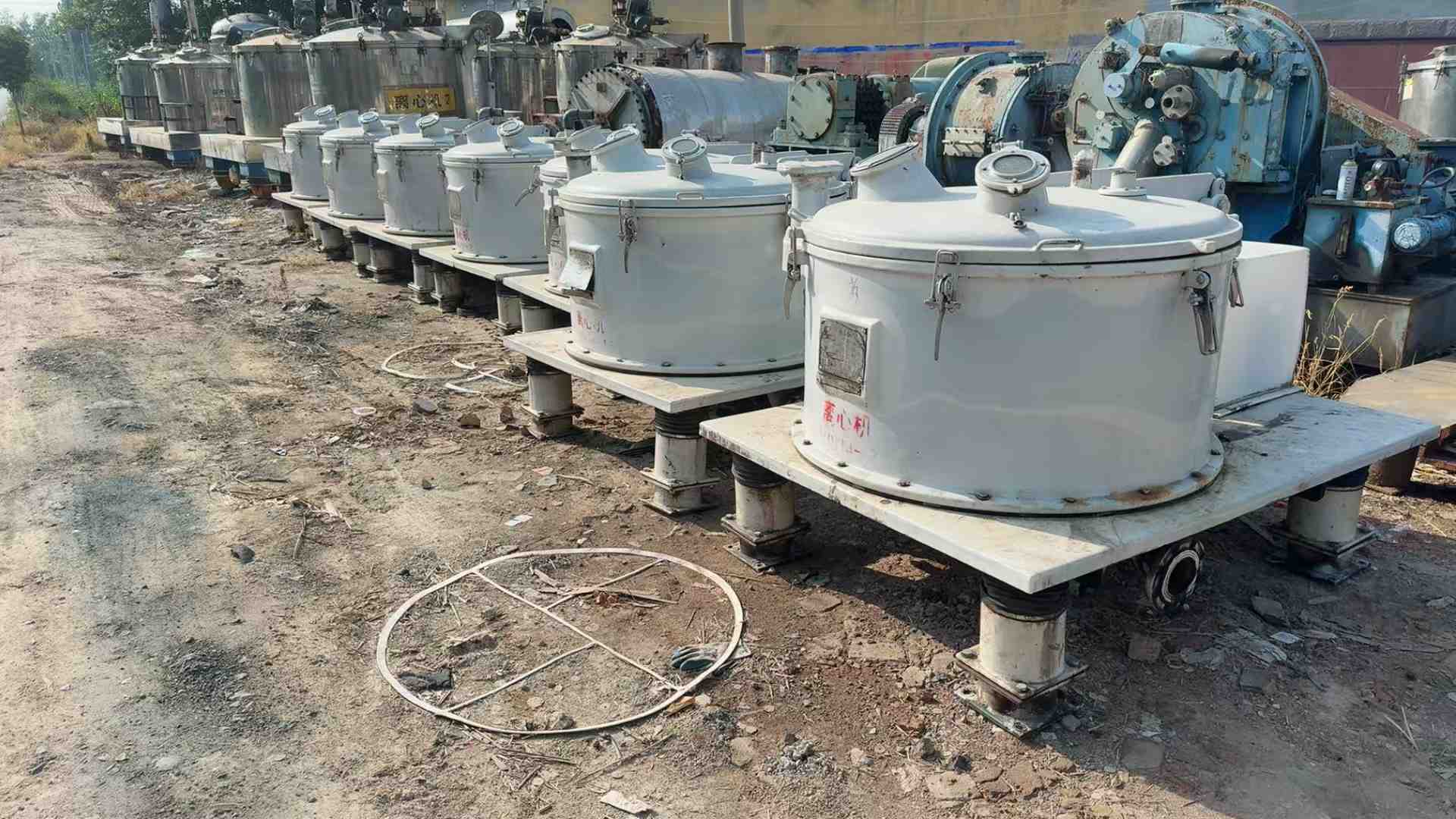 بيع جهاز طرد مركزي مسطح مبطن بالبلاستيك من طراز PS1000 الأصلي من جيانغسو جيتا مستعمل