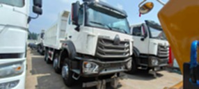 For sale second-hand Haohan 8x4 dump trucks for other transportation purposes