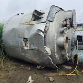 For sale second-hand Xinde 10 cubic external coil dispersion agitator tank