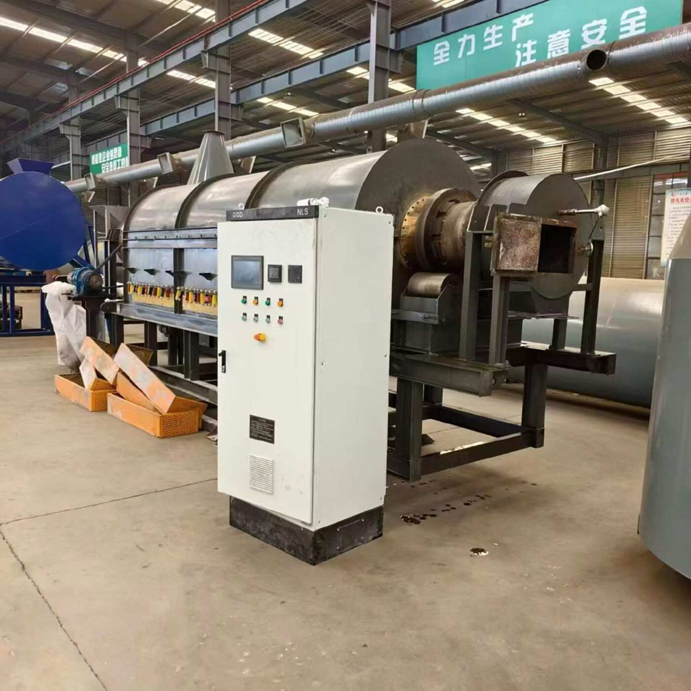 郑州恒扬 0.8×6m间歇式煅烧回转窑 其他化工设备