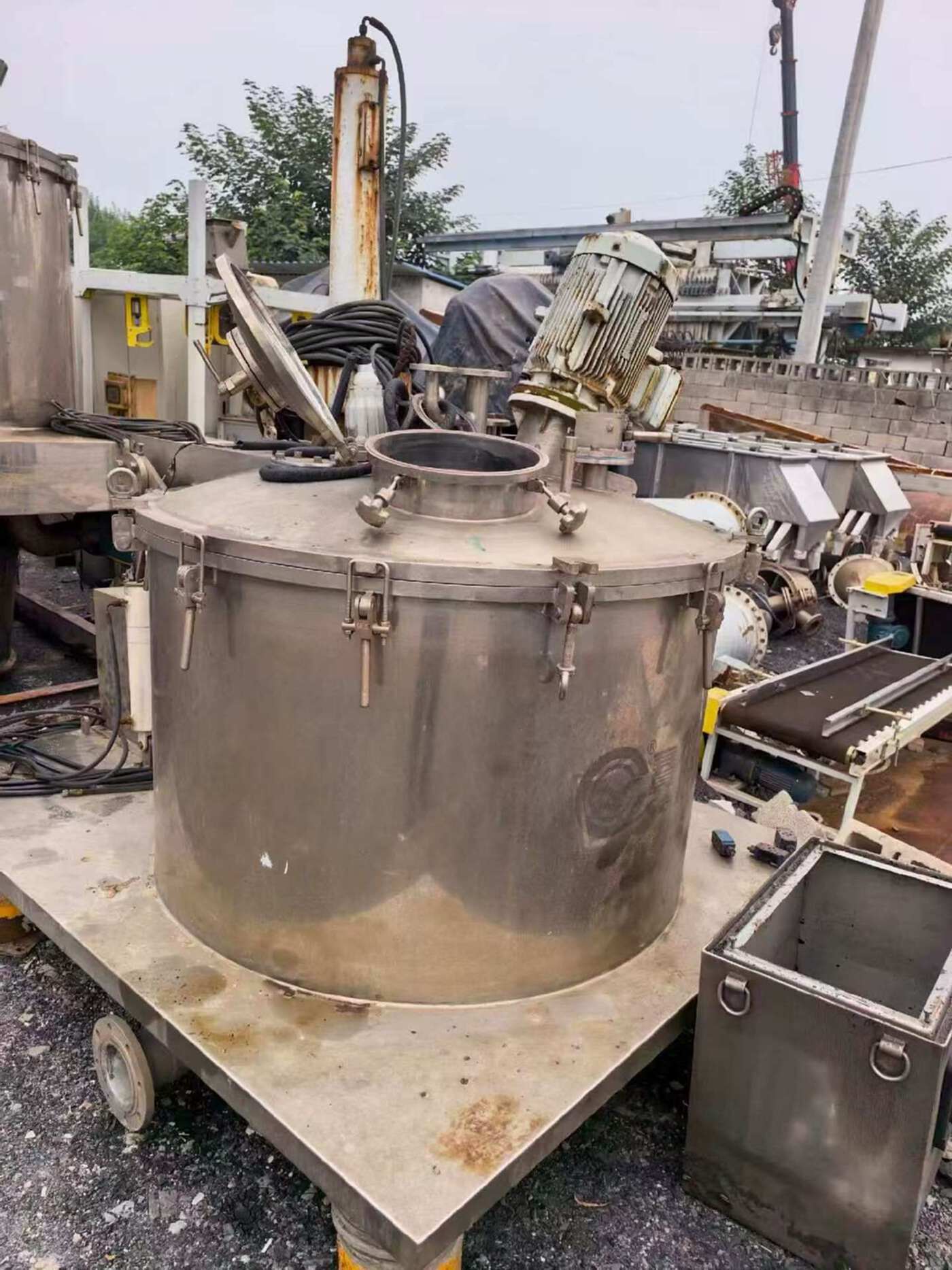 赛德力1250 平板全自动刮刀下卸料离心机 离心机