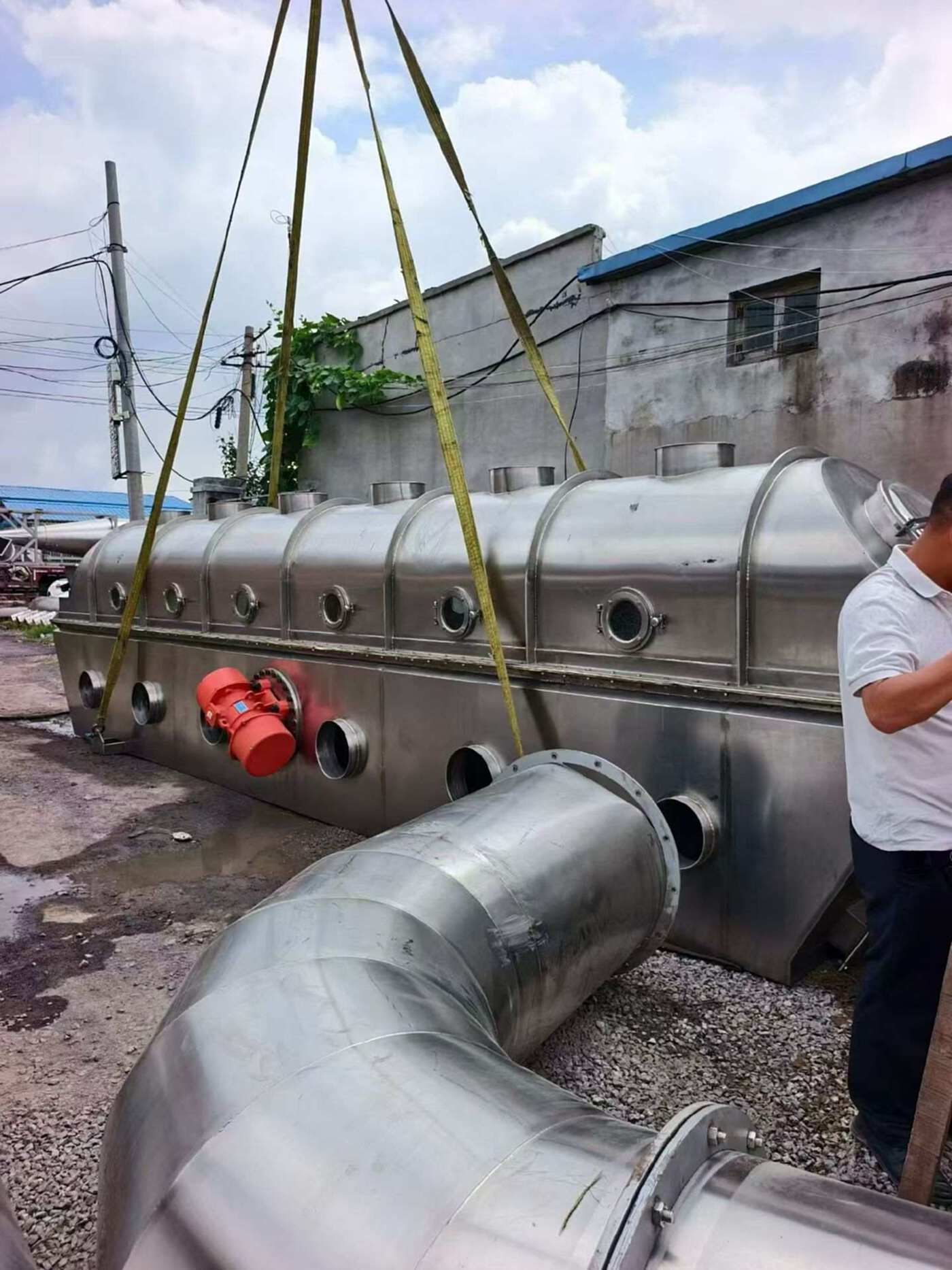 信德900×8000振动流化床干燥机全套 干燥机