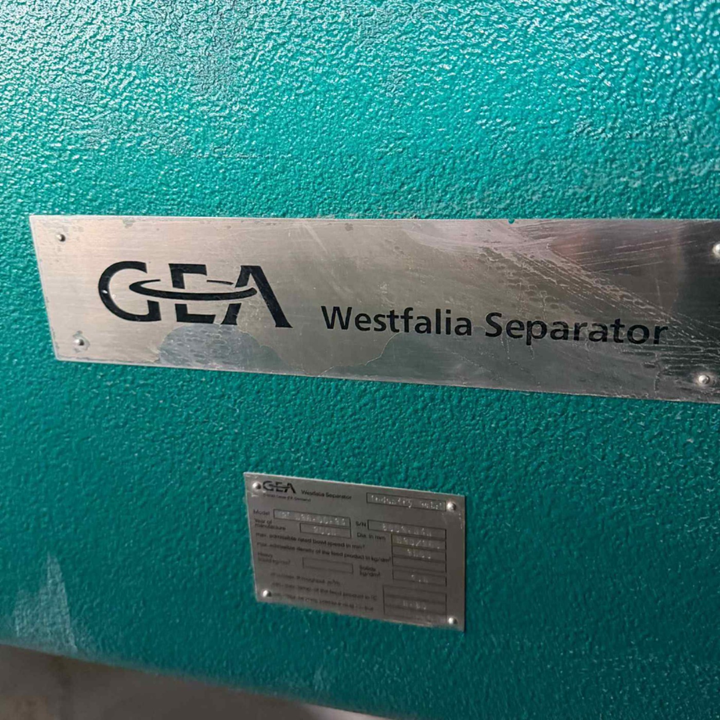 德国GEA WestfaliaGEA530卧螺离心机 离心机