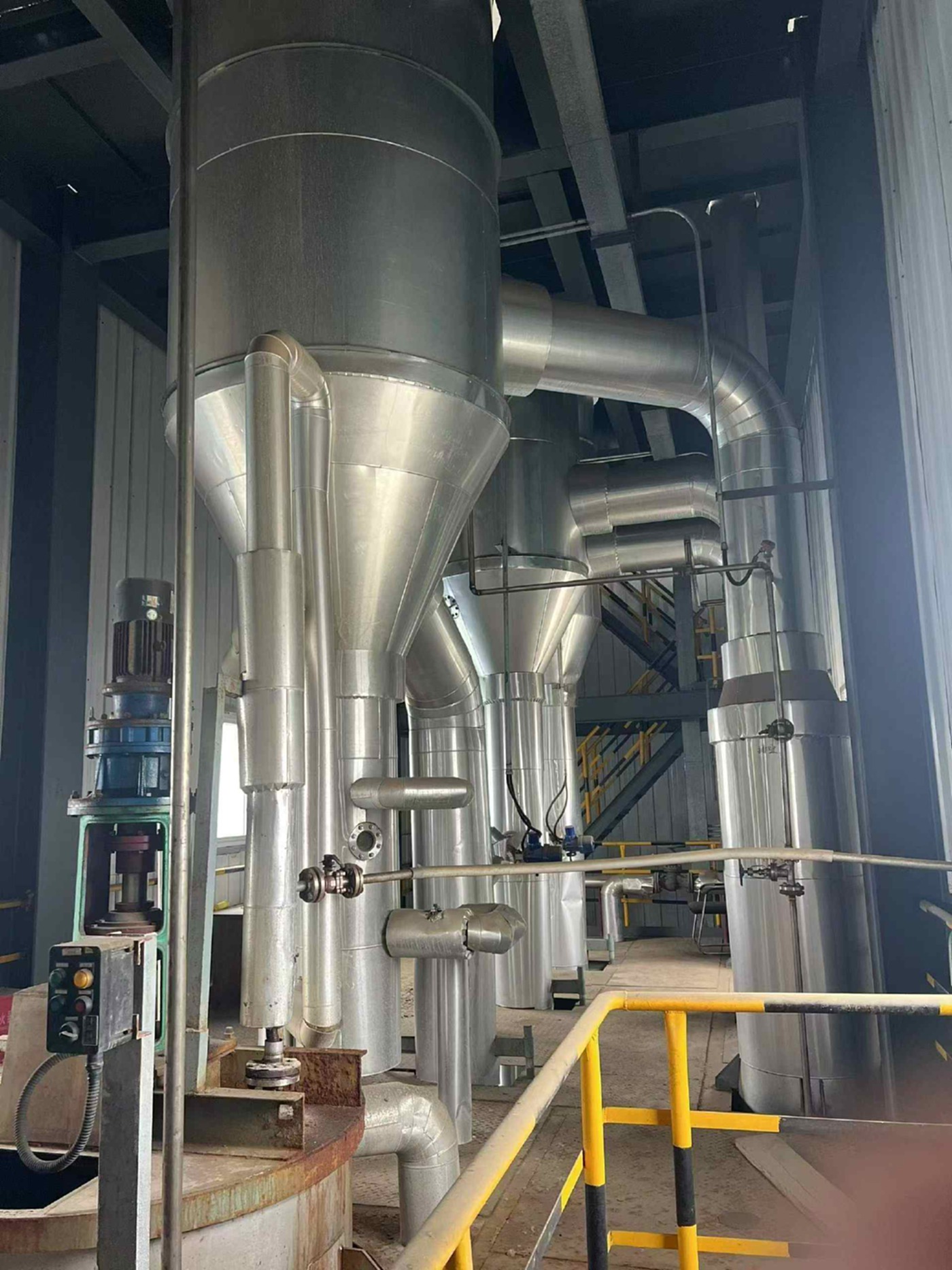 瀚林5吨三效强制循环结晶蒸发器 蒸发器
