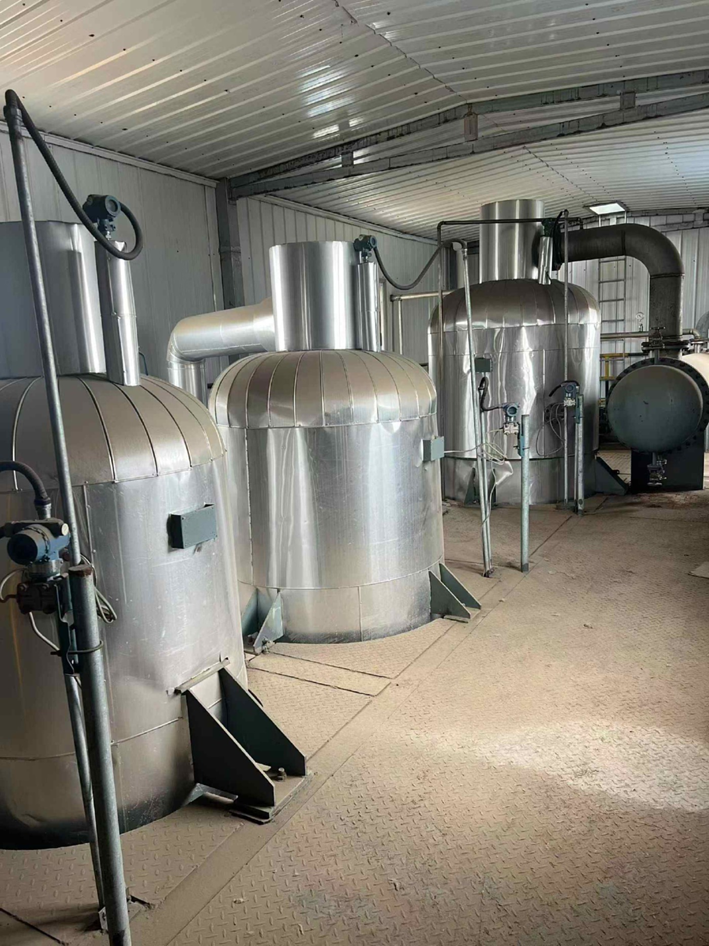 瀚林5吨三效强制循环结晶蒸发器 蒸发器