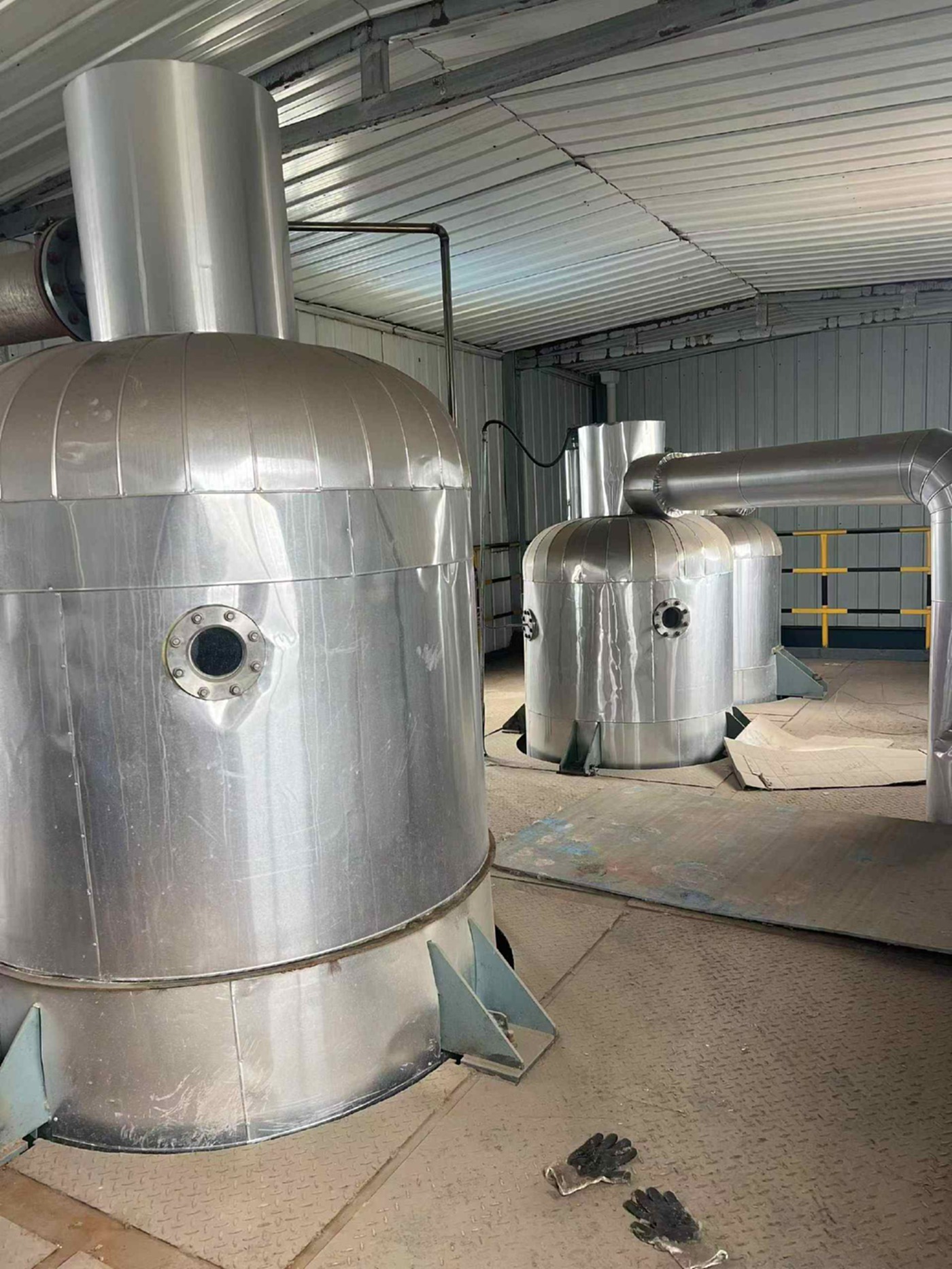 瀚林5吨三效强制循环结晶蒸发器 蒸发器