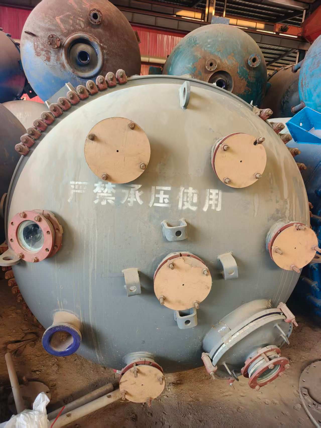 搪瓷反应釜5000升 反应釜