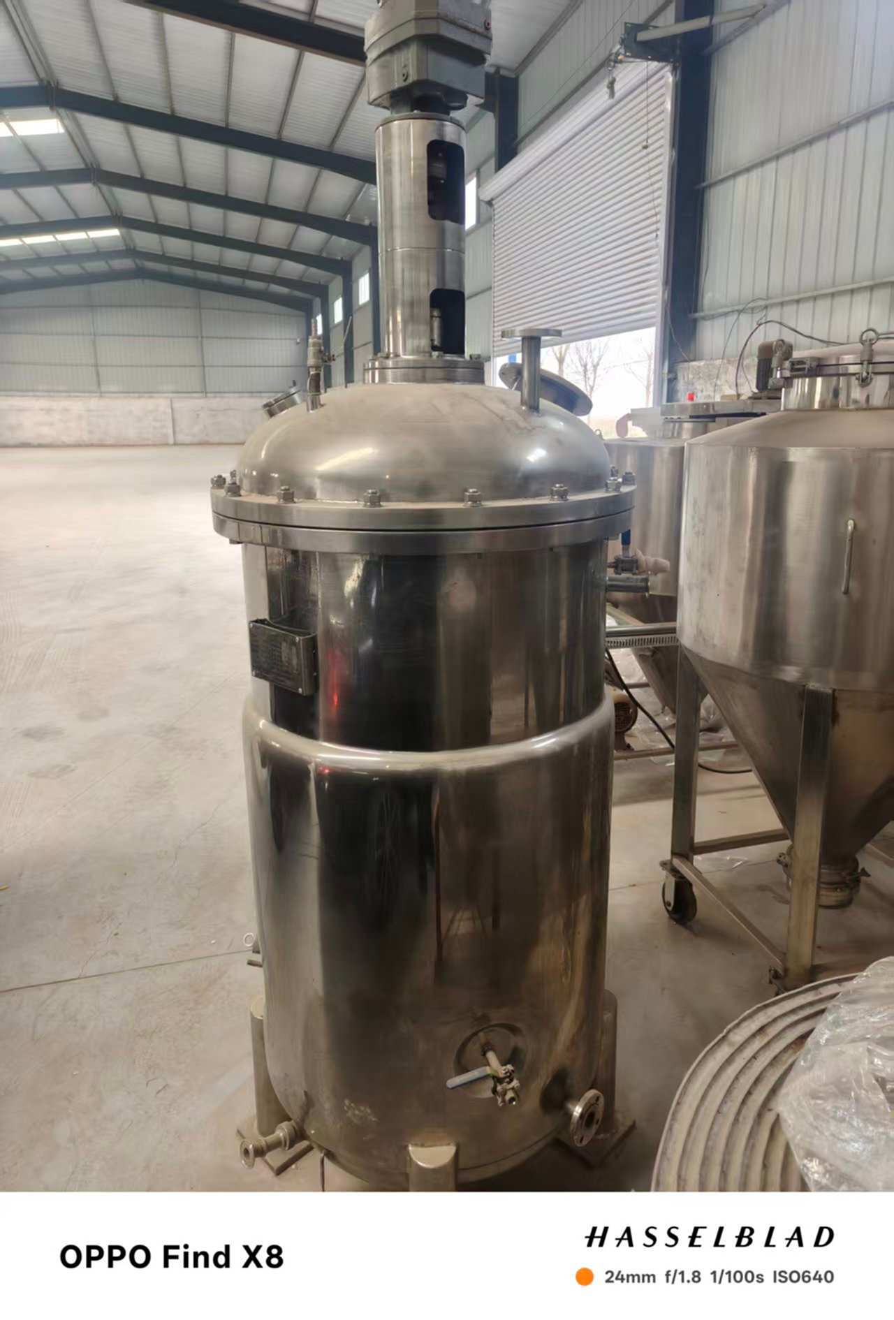 镇江东方生物工程设备技术有限责任公司500L生物发酵罐 发酵罐