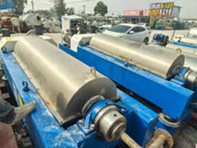 second-hand LW450 horizontal screw discharge sedimentation centrifuge from Jinan Wanxingyuan Environmental Protection Technology Co., LTD