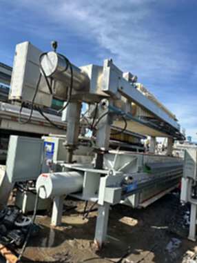 For sale second-hand Jingjin 250-square-meter Jingjin automatic plate and frame filter press