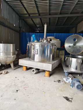 For sale second-hand Jiangsu Jieda PGZ1250 fully automatic flat scraper discharge centrifuge